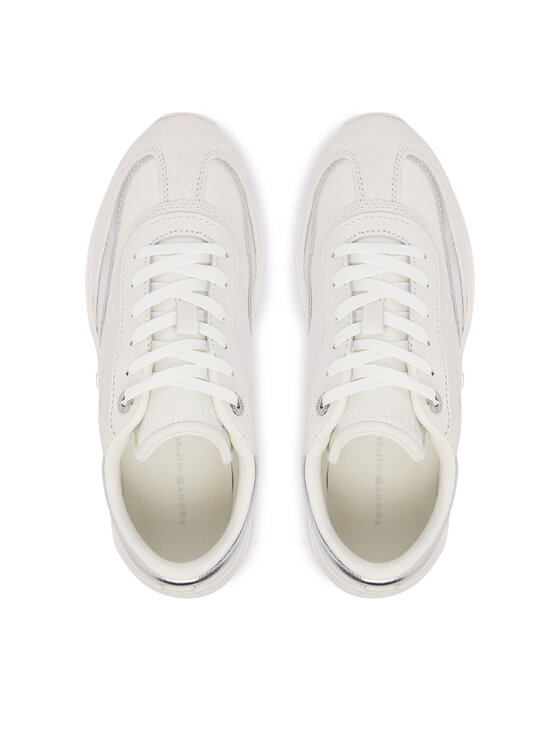 Tommy Hilfiger Αθλητικά Tommy Hilfiger Th Modern Sporty Runner Leather FW0FW09590 Λευκό