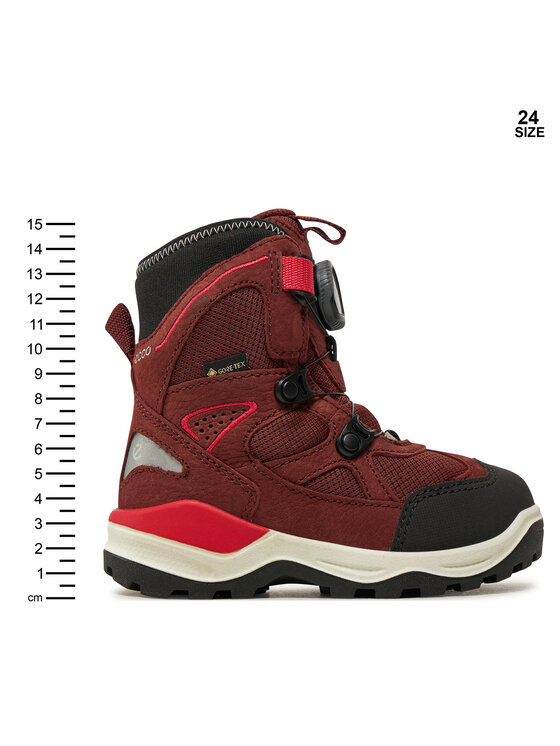 ECCO Śniegowce ECCO Snow Mountain 71029261049 Czerwony