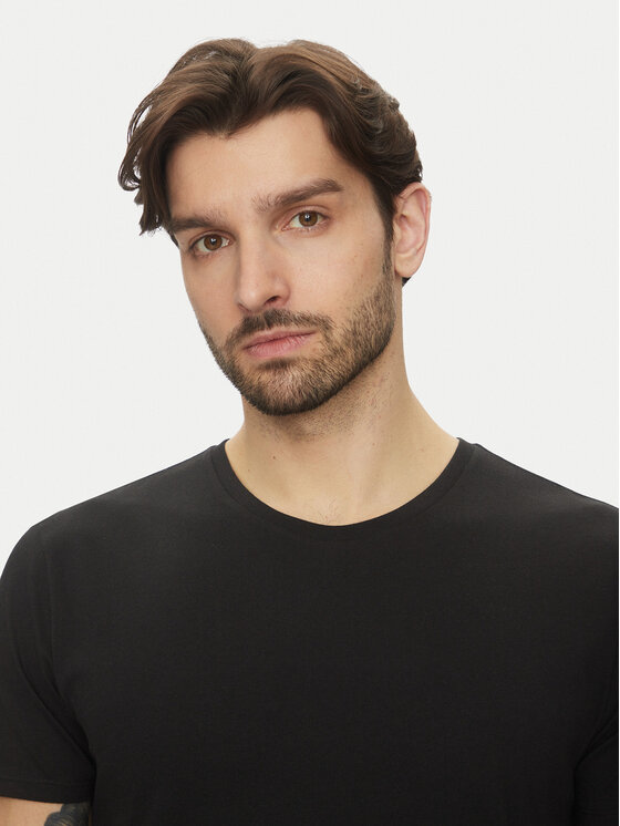 Lacoste Lacoste Комплект футболок TH9010 Чорний Regular Fit