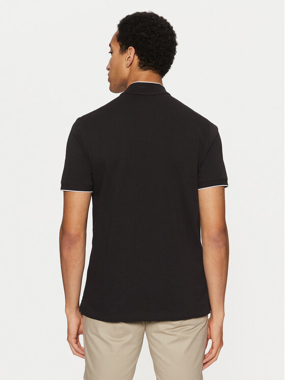 Calvin Klein Calvin Klein Polo marškinėliai K10K114139 Juoda Regular Fit