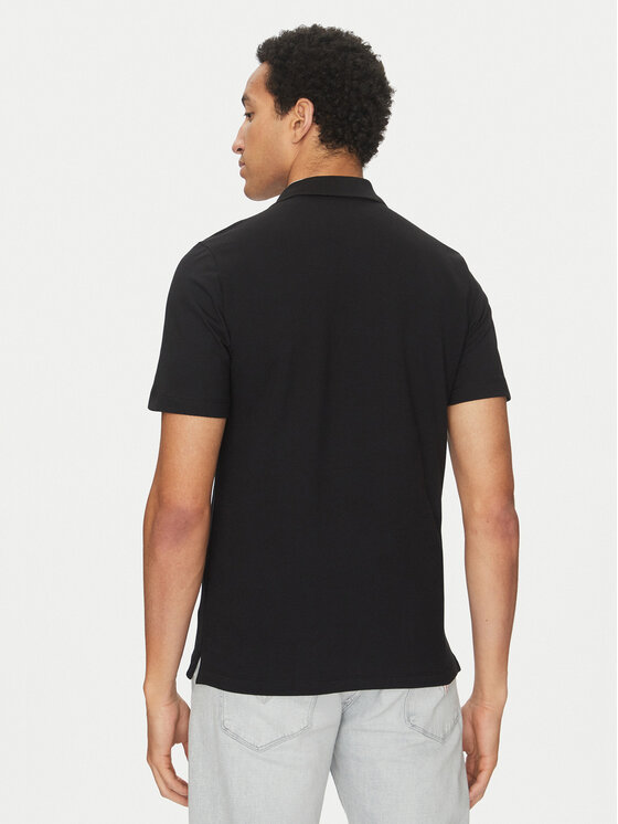 Guess Guess Поло M5GP60 K7O64 Чорний Slim Fit