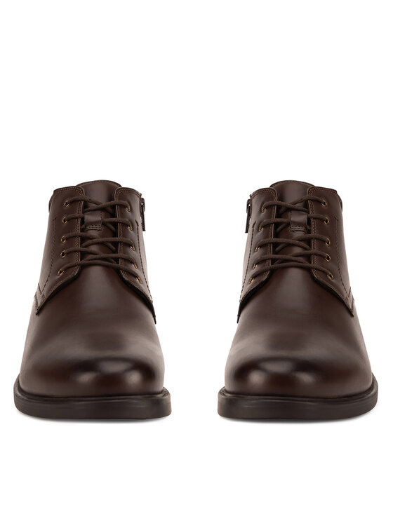 Lanetti Šnurovacia obuv Lanetti DURAIN-03S MI08 Hnedá