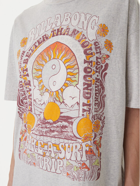 Billabong Billabong Camiseta Surf Trip EBJZT00593 Gris Loose Fit