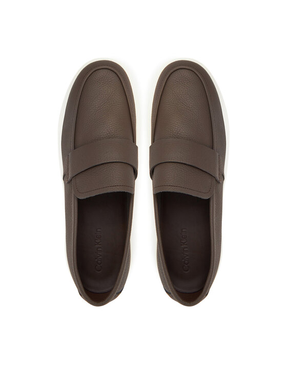 Calvin Klein Αθλητικά Calvin Klein Moccasin Lth Unlined HM0HM01813 Καφέ