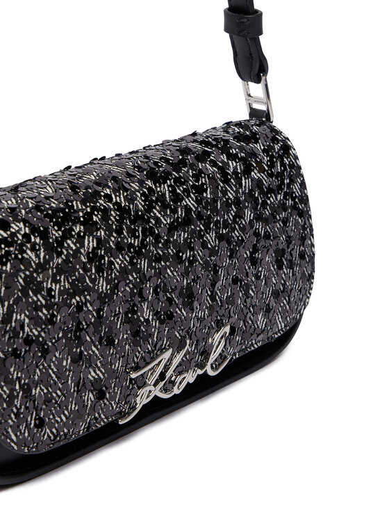 KARL LAGERFELD Kabelka KARL LAGERFELD A4W30040 Černá