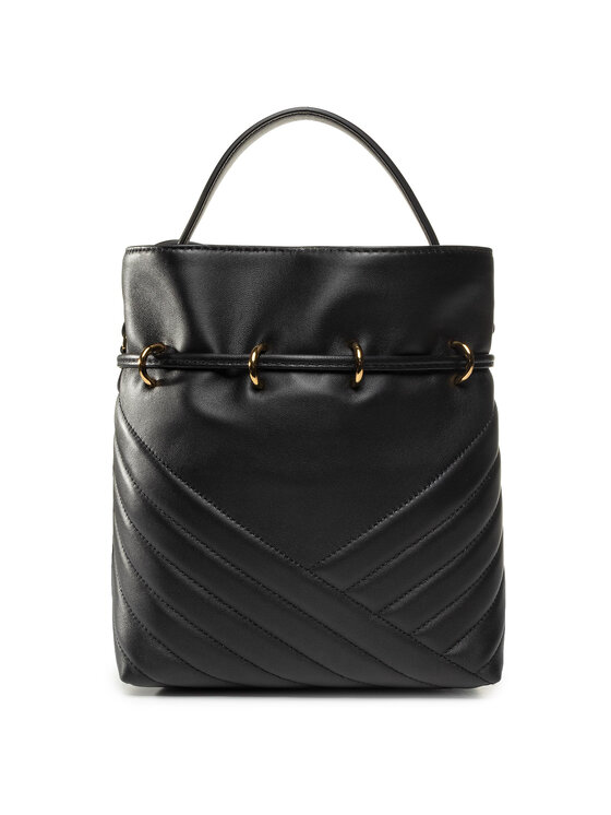 Tory Burch Сумка Tory Burch Kira Chevron Mini Bucket Bag 73561 Чорний