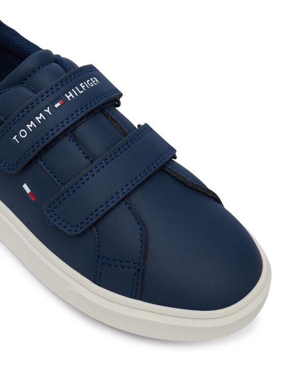Tommy Hilfiger Sneakers Tommy Hilfiger Low Cut Velcro Sneaker T1X9-35216-1355 S Bleumarin