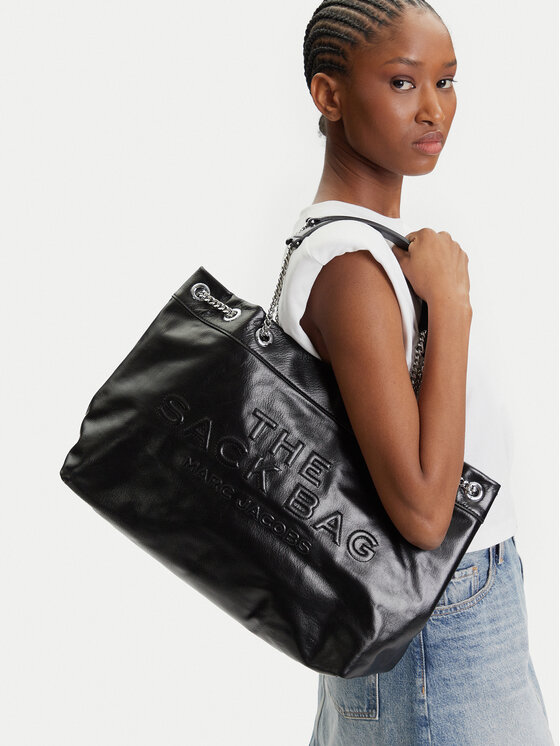 Marc Jacobs Rankinė Marc Jacobs The Large Chain Sack Bag 2S5HSH025H02 Juoda