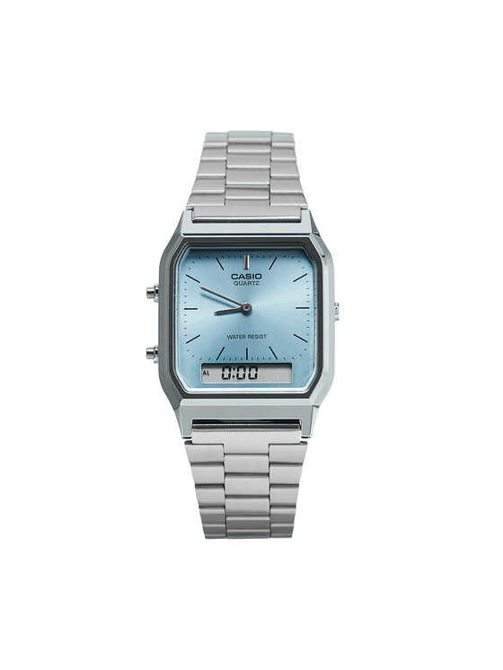 Casio Karóra Casio Vintage Maxi AQ-230A-2A1MQYES Ezüst