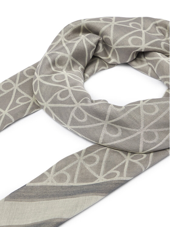 Calvin Klein Eșarfă Calvin Klein Emblem Aop Jacquard Square Scarf LV04F8080G Gri