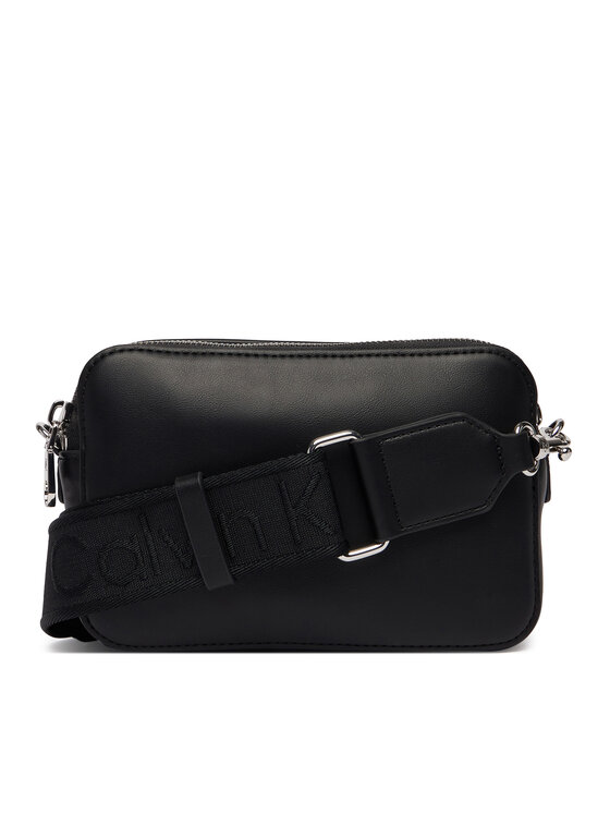 Calvin Klein Táska Calvin Klein Webbing Double Strap Camera Bag LV04F3165G Fekete
