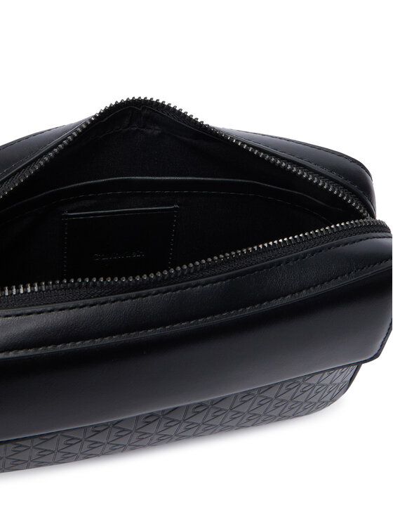 Calvin Klein Brašna Calvin Klein Refined Emblem Mix Pouch W/ Hand LV04D1369G Černá
