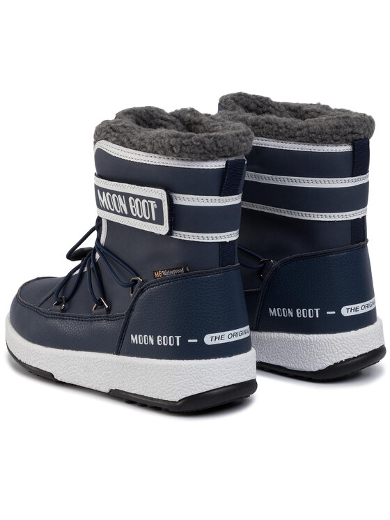 Moon Boot Stivali da neve Moon Boot Jr Boy Boot Wp 34051600003 D Blu scuro