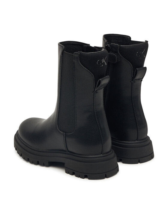 Calvin Klein Боти Calvin Klein Chelsea Boot V3A5-83121-1464 S Черен