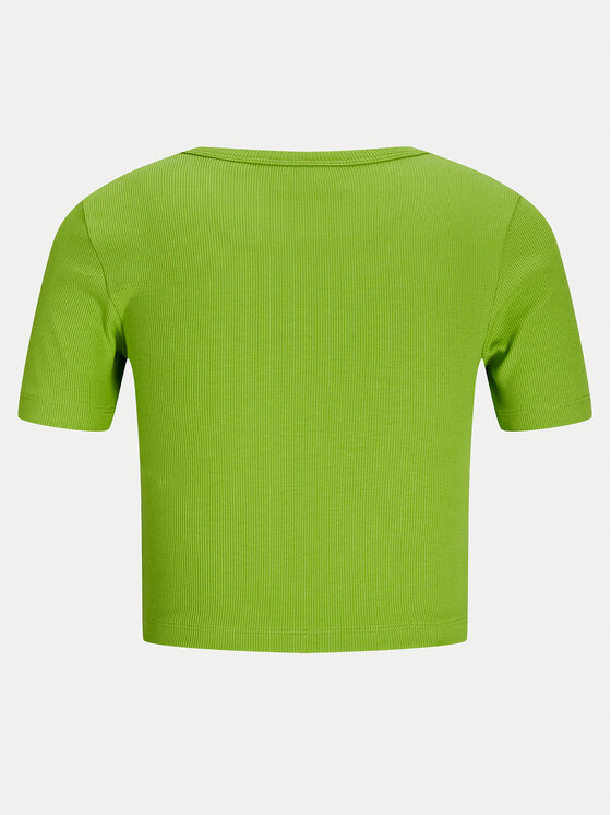 JJXX JJXX Футболка Florie 12217164 Зелений Slim Fit