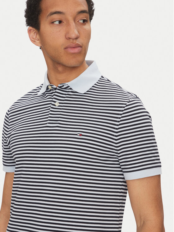 Tommy Hilfiger Tommy Hilfiger Polo majica 1985 MW0MW17770 Mornarsko modra Regular Fit