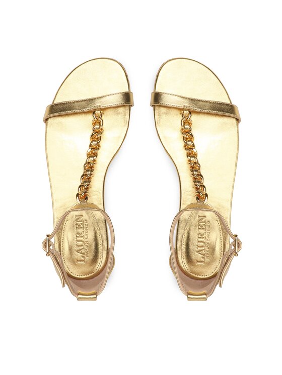 LAUREN RALPH LAUREN Sandale LAUREN RALPH LAUREN Elise 802900075001 Zlatna