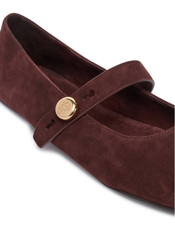 Tory Burch Балеринки Tory Burch 184681 Кафяв