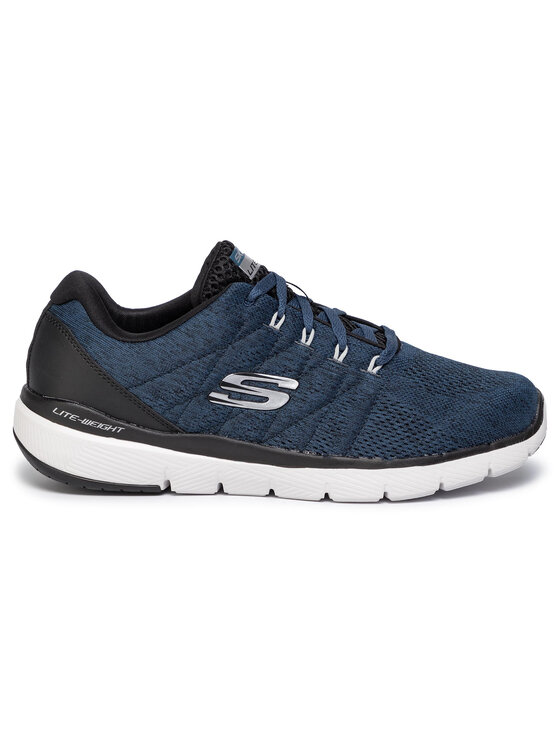 Skechers Sneakersy Skechers Stally 52957/BLBK Tmavomodrá