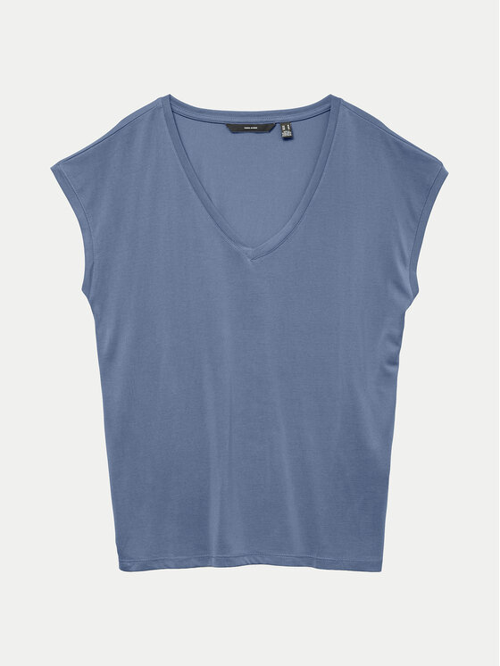 Vero Moda Vero Moda Футболка Filli 10247666 Голубий Regular Fit