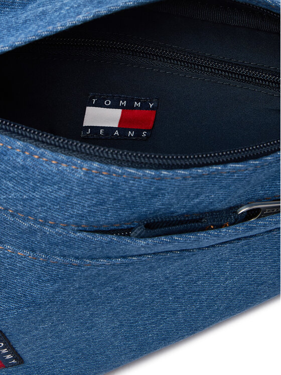 Tommy Jeans Nahrbtnik Tommy Jeans Tjm Utility Denim Sling Bag AM0AM14051 Modra