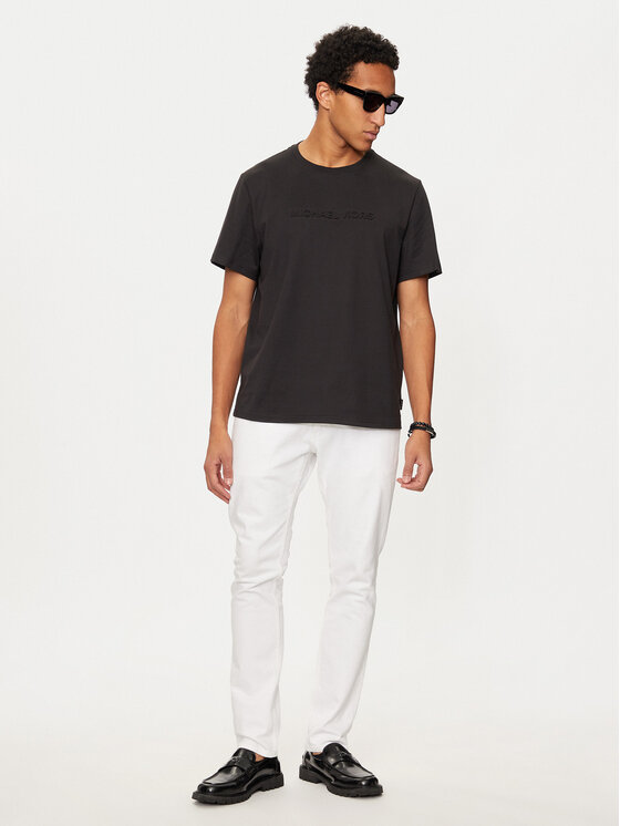 Michael Kors Michael Kors Majica CF4529H1V2 Črna Regular Fit