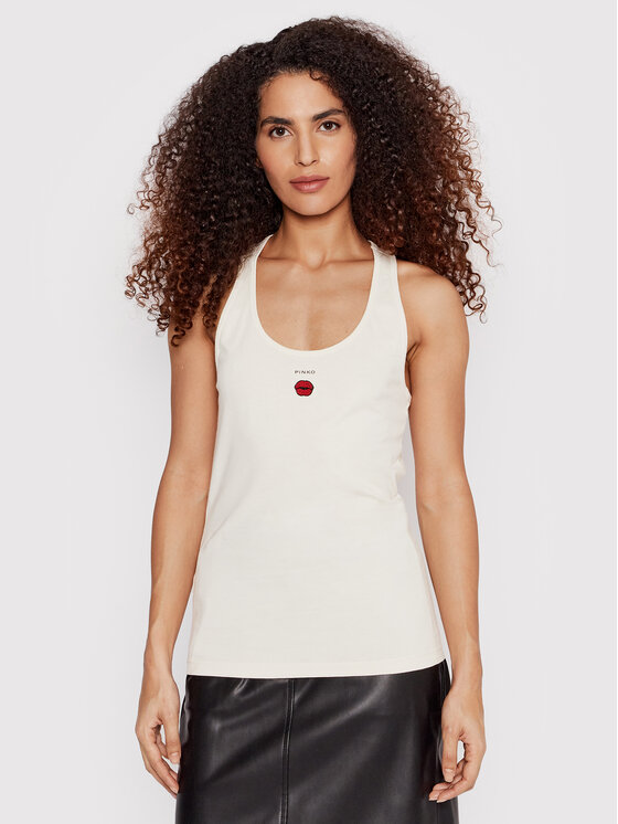 PINKO Pinko Τοπ Capriate 1G178F Y7WQ Μπεζ Regular Fit
