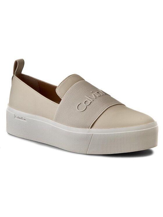 Calvin Klein Tenisówki Calvin Klein Jacinta E4745 Beżowy