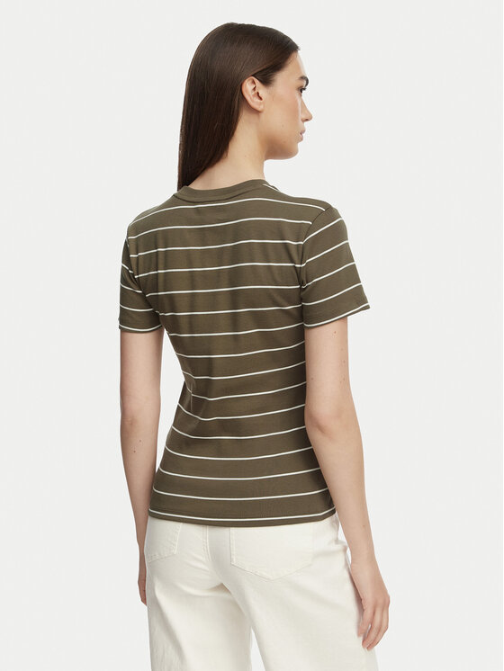 Tommy Hilfiger Tommy Hilfiger Camiseta New Cody WW0WW40587 Marrón Slim Fit