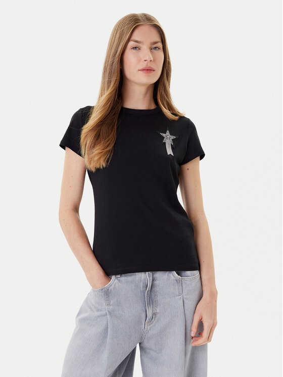 BOSS BOSS Camiseta Endora 50545287 Negro Regular Fit