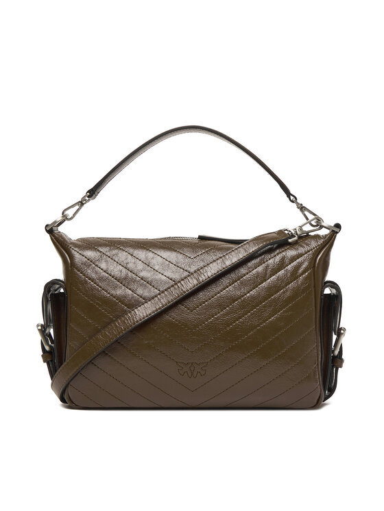 PINKO Geantă PINKO Cargo Camera Bag Al 25-25 PLTT 105110 A2JC Maro