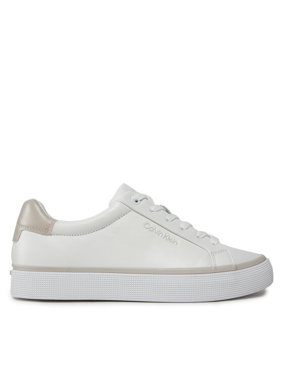 Calvin Klein Сникърси Calvin Klein Vulc Lace Up - Diamond Foxing HW0HW01865 Бял