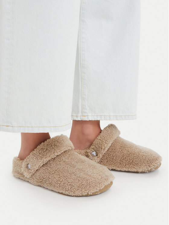 Crocs Papuče Crocs Classic Cozzzy 209386 Béžová