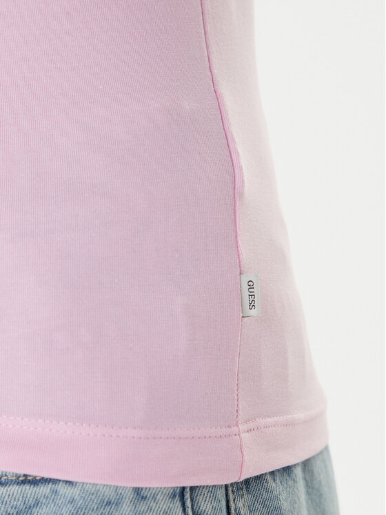 Guess Jeans Guess Jeans Camiseta W5RI52 J1314 Rosa Regular Fit