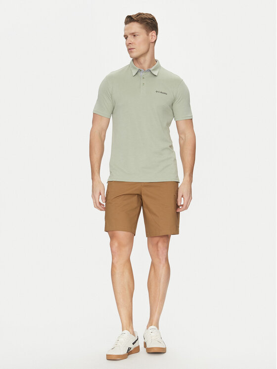 Columbia Columbia Polo majica Nelson Point 1772721 Zelena Regular Fit