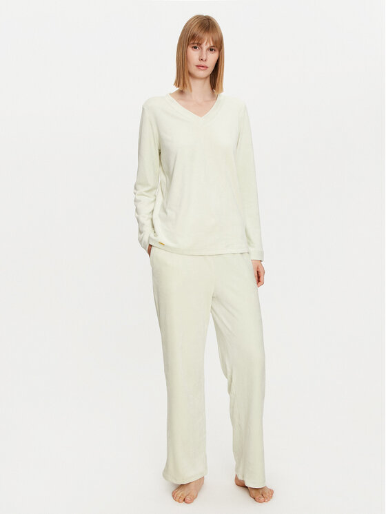Selmark Selmark Pijama Polar Soft P6273 Verde Regular Fit