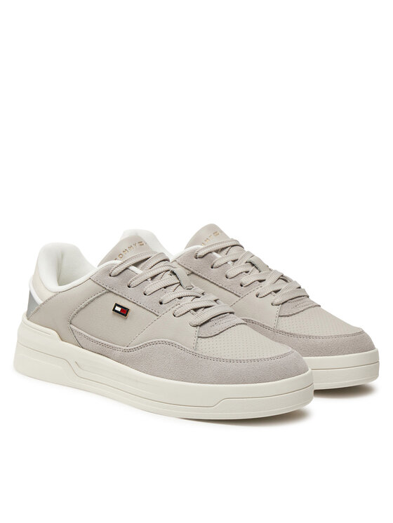 Tommy Hilfiger Snīkeri Tommy Hilfiger Essent Basket FW0FW08615 Pelēks