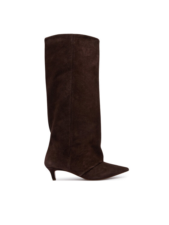 Steve Madden Kozačky Steve Madden Luca 11005118 Hnědá