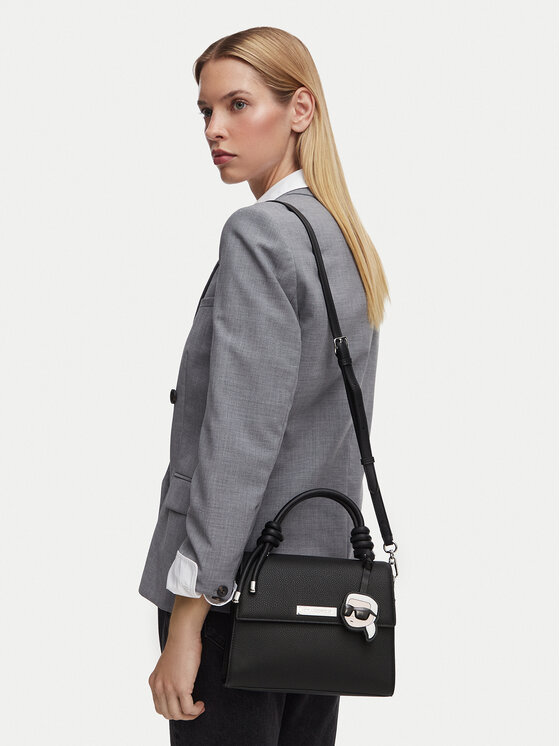 KARL LAGERFELD Ročna torba KARL LAGERFELD B3W30125 Črna