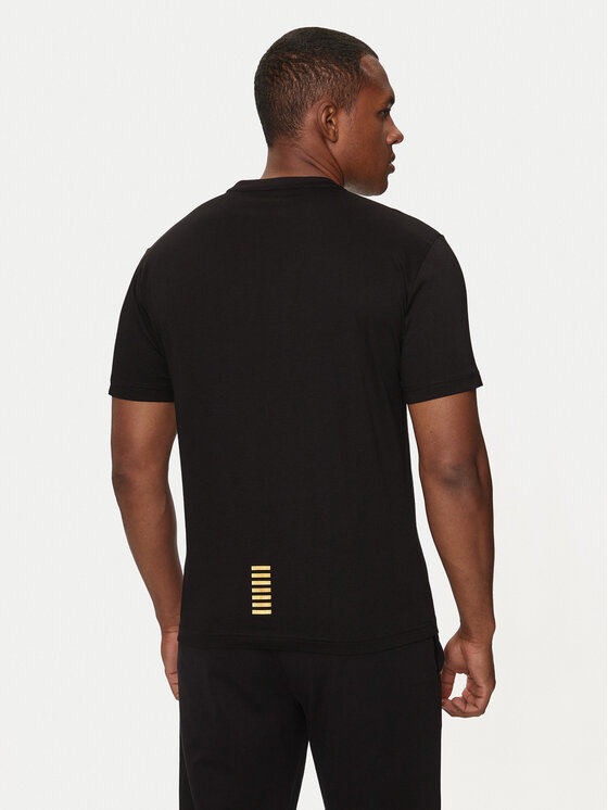 EA7 Emporio Armani EA7 Emporio Armani Футболка 8NPT25 PJVPZ 0208 Чорний Regular Fit
