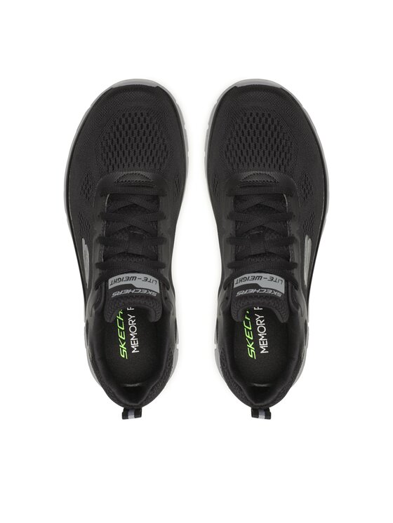 Skechers Snīkeri Skechers Track Broader 232698/BKCC Melns