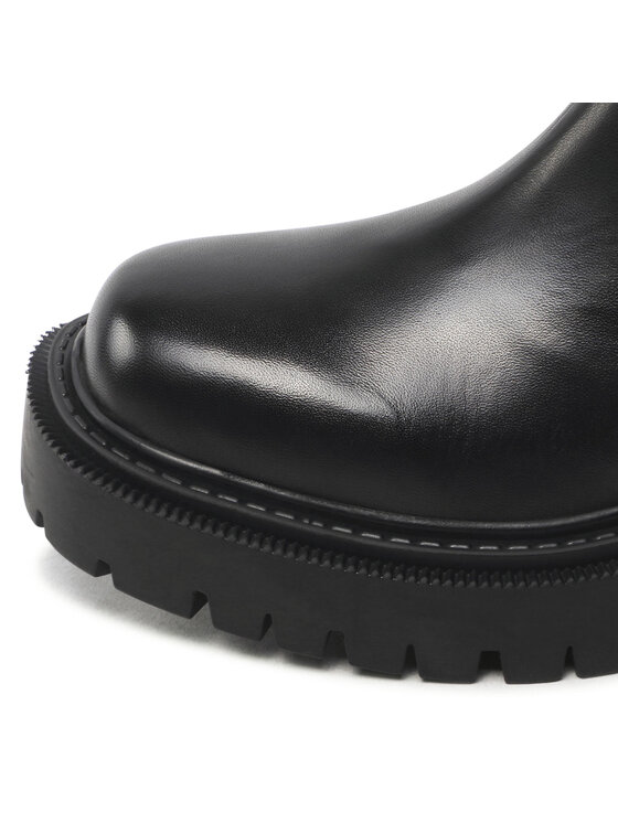 Simple Kozačky Simple SL-18-02-000051 Černá