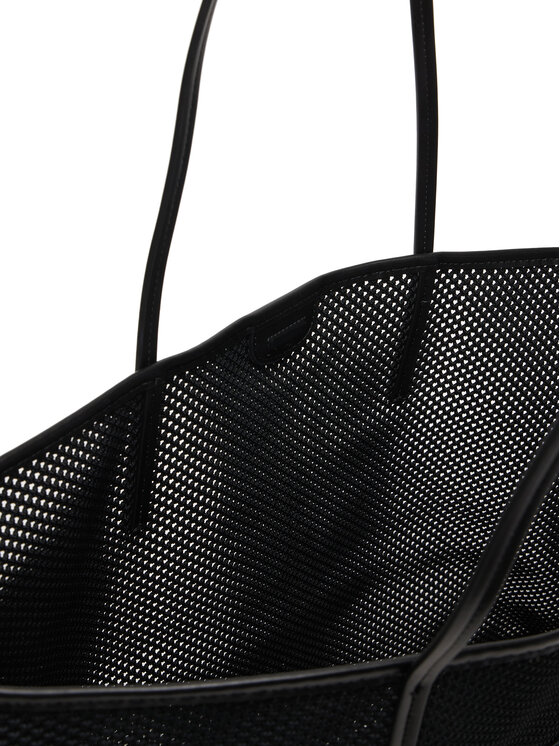Calvin Klein Torbica Calvin Klein Emblem Mesh Xl Tote LV04F3422G Crna
