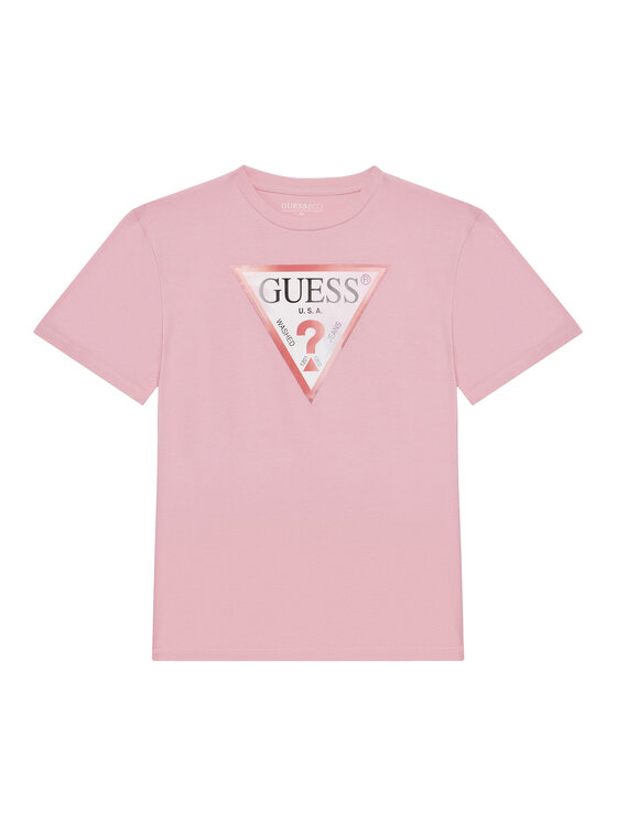Guess Guess Футболка J5GI34 K6YW4 Рожевий Oversize
