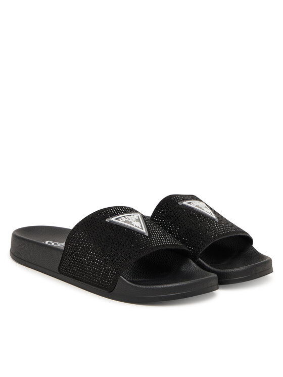 Guess Natikače Guess E6GZ16 BB00F Crna
