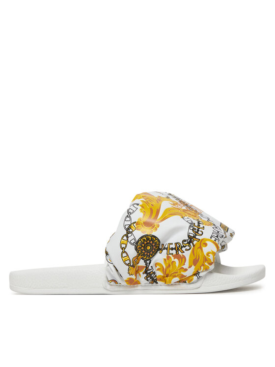 Versace Jeans Couture Natikači Versace Jeans Couture 75VA3SQ9 Bela