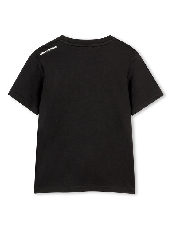 Karl Lagerfeld Kids Karl Lagerfeld Kids Camiseta Z31096 S Negro Regular Fit