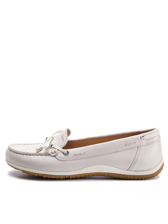 Geox Mokasinai Geox D Vega Moc B D92DNB 043BC C1002 Balta