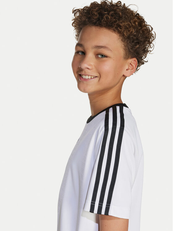 adidas adidas Футболка Jacquard JV8655 Білий Loose Fit