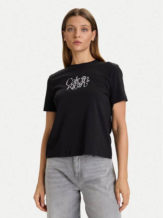 Calvin Klein Jeans Calvin Klein Jeans Camiseta LV047D210G Negro Slim Fit